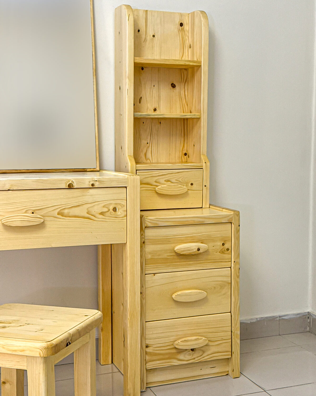 میز آرایش دست‌ساز چوب روسی - Image 8