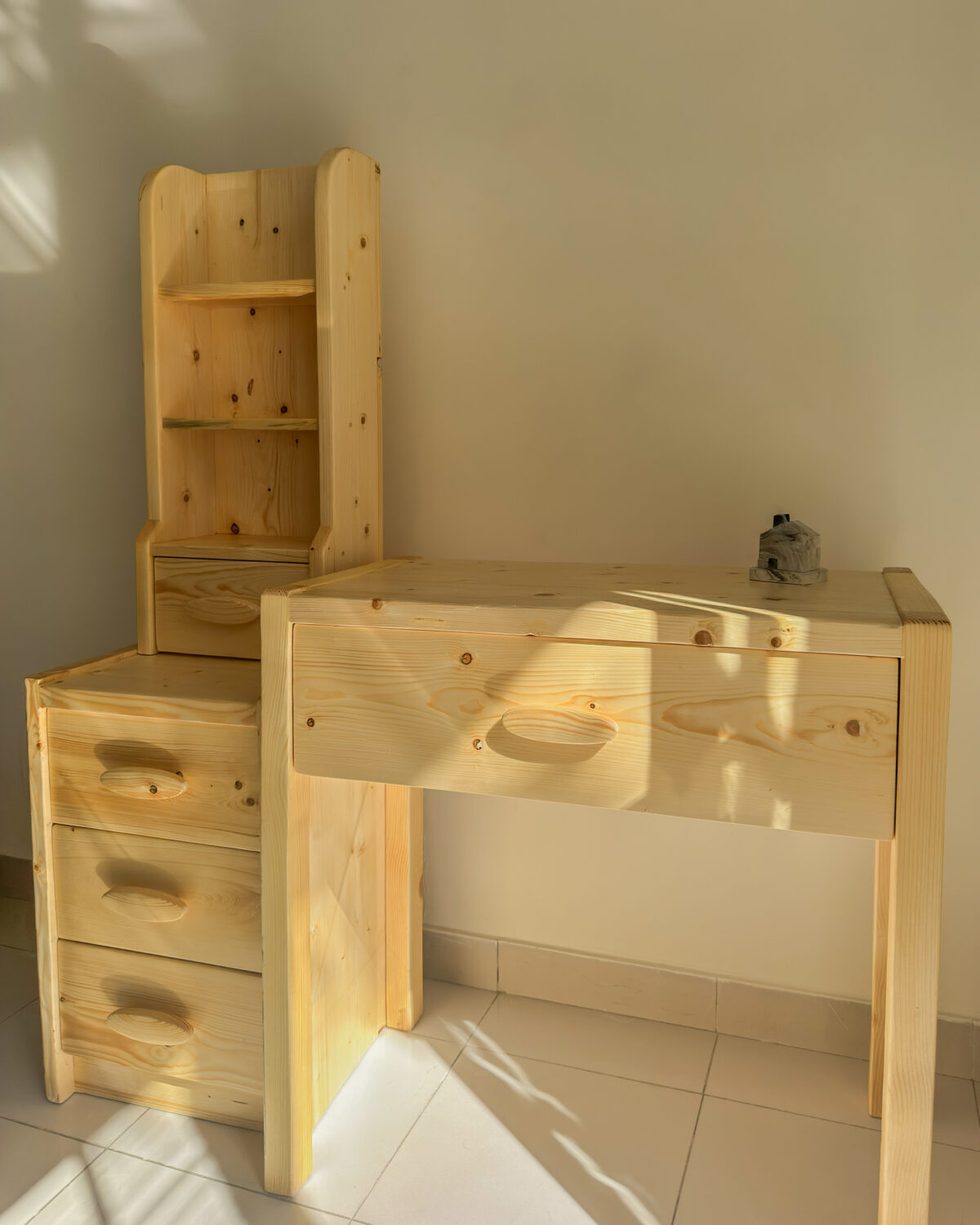 میز آرایش دست‌ساز چوب روسی - Image 13